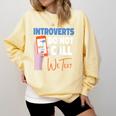 We Just Text Introvert For Quiet People Raglan Baseball Tee Comfort Colors Sweatshirt Butter We Just Text Introvert For Quiet People Raglan Baseball Tee Comfort Colors Sweatshirt Butter