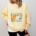 I Just Want To Read Books And Pet Cats Introvert Comfort Colors Sweatshirt Butter I Just Want To Read Books And Pet Cats Introvert Comfort Colors Sweatshirt Butter