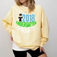 Kids 2018 Kindergarten Graduation Comfort Colors Sweatshirt Butter