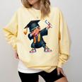 Kids Boys Grad Dabbing Graduation Class Of 2025 Comfort Colors Sweatshirt Butter