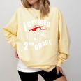 Kids I Crushed 2nd Grade Monster Truck School Graduation Comfort Colors Sweatshirt Butter
