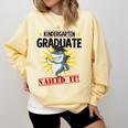 Kids Kindergarten Nailed It Shirt 2019 Shark Graduation Tee Comfort Colors Sweatshirt Butter