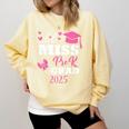 Kids Little Miss Pre-K Grad Preschool Prek Graduation 2025 Comfort Colors Sweatshirt Butter