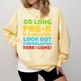 Kids So Long PRE-K It's Been Fun Shirt Boy Girl Graduation Comfort Colors Sweatshirt Butter