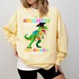 Kindergarten Graduation 1st Here We Come Class 2023 Dinosaur Comfort Colors Sweatshirt Butter