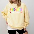 Kindergarten Here I Come Kids Pre-k Graduation Comfort Colors Sweatshirt Butter