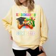 Kindergarten Level Complete Last Day Of School Graduation Comfort Colors Sweatshirt Butter