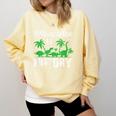 Kindergarten Is History Dinosaur Graduation Comfort Colors Sweatshirt Butter
