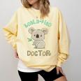 Koala Doctor Shirt Med Student Graduation Idea Comfort Colors Sweatshirt Butter