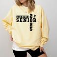 Lacrosse Senior Night Lacrosse Senior 2025 Graduation 29 Comfort Colors Sweatshirt Butter
