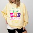 Last Day Of School Adios Kindergarten Graduation Kids Girls Comfort Colors Sweatshirt Butter