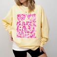 Last Day Of School Teacher Students School Graduation Groovy Comfort Colors Sweatshirt Butter