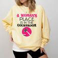Lawyer Attorney Law School Graduation Female Women Comfort Colors Sweatshirt Butter