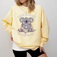 Leave Me Alone I'm Introverting Koala Introvert Comfort Colors Sweatshirt Butter Leave Me Alone I'm Introverting Koala Introvert Comfort Colors Sweatshirt Butter
