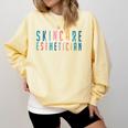 Licensed Skin Esthetician Graduation Skin Esthetician Comfort Colors Sweatshirt Butter