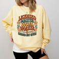 Licensed Social Worker Masters MSW LMSW Graduation 2026 Premium Tri-Blend Comfort Colors Sweatshirt Butter