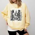 Life Is Short Buy The Book Introvert Skeleton Reading Comfort Colors Sweatshirt Butter