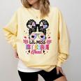 Lil Miss 1st Grade Grad Graduation Last Day Of 1st Grade Comfort Colors Sweatshirt Butter