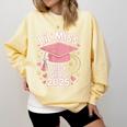 Little Miss Pre-K Grad 2025 Preschool Graduation Girls Kids Comfort Colors Sweatshirt Butter