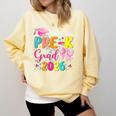 Little Miss Pre-K Grad 2026 Preschool Graduation Kids Girls Comfort Colors Sweatshirt Butter