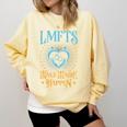 LMFT Graduation Licensed Marriage And Family Therapist LMFT Comfort Colors Sweatshirt Butter