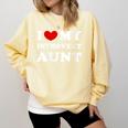 I Love My Introvert Aunt I Heart My Introvert Aunt Comfort Colors Sweatshirt Butter