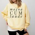 Magna Cum Laude Graduation Honors T Shirt Comfort Colors Sweatshirt Butter
