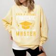 Master 2021 Graduation Graduate Masters Degree Comfort Colors Sweatshirt Butter
