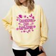 Masters Graduation Educated Latina Chingona Con Diploma Comfort Colors Sweatshirt Butter