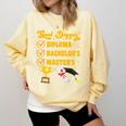 Master's Thesis Passed Goal Digger Master's Graduation Comfort Colors Sweatshirt Butter