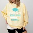 Masters Of Social Work Loading MSW Graduation Future Social Comfort Colors Sweatshirt Butter