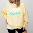 Medical School Survivor Med Student Graduation Comfort Colors Sweatshirt Butter