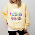 Mother Of a 2025 Graduate Tie Dye Class Senior Graduation 25 Comfort Colors Sweatshirt Butter