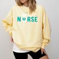 New Grad Nurse Graduation For RN & LPN Comfort Colors Sweatshirt Butter