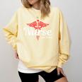 New Nurse 2018 Nurse Nursing School Graduation Shirt Comfort Colors Sweatshirt Butter