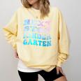 Next Stop Kindergarten Groovy Graduation Last Day Of School Comfort Colors Sweatshirt Butter