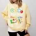 Next Stop Kindergarten Preschool Graduation 2025 Boy Girl Comfort Colors Sweatshirt Butter