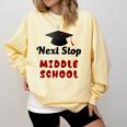 Next Stop Middle School Graduation Comfort Colors Sweatshirt Butter
