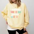 Nurse I Survived Nursing School Class Of 2025 Graduation Comfort Colors Sweatshirt Butter