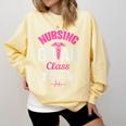 Nursing School Graduation Class Of 2019 RN Student Comfort Colors Sweatshirt Butter