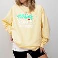 Nursing School Survivor RN Grad Nurse Graduation Student Comfort Colors Sweatshirt Butter