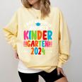 I Officially Graduated Kindergarten Graduation 2024 Comfort Colors Sweatshirt Butter