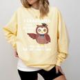 Owl Elementary Graduation Shirt-6th Grade Graduation Comfort Colors Sweatshirt Butter