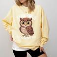 I Like Owls And Maybe 3 People Introvert Humor Casual Comfort Colors Sweatshirt Butter I Like Owls And Maybe 3 People Introvert Humor Casual Comfort Colors Sweatshirt Butter