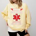 Paramedic School Graduation Shirt Survivor Comfort Colors Sweatshirt Butter