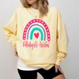 Pathologists' Assistant Graduation 2023 Boho Rainbow Comfort Colors Sweatshirt Butter