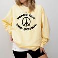 Peace Out Preschool T Shirt For School Graduation Comfort Colors Sweatshirt Butter