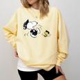 Peanuts Graduation Squad Snoopy Woodstock Raglan Baseball Tee Comfort Colors Sweatshirt Butter