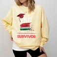PhD PhD Graduation Gifts PhD Survivor T-Shirt Comfort Colors Sweatshirt Butter