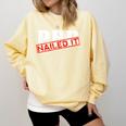 PHD Nailed It Graduation Doctorate Graduate Comfort Colors Sweatshirt Butter
